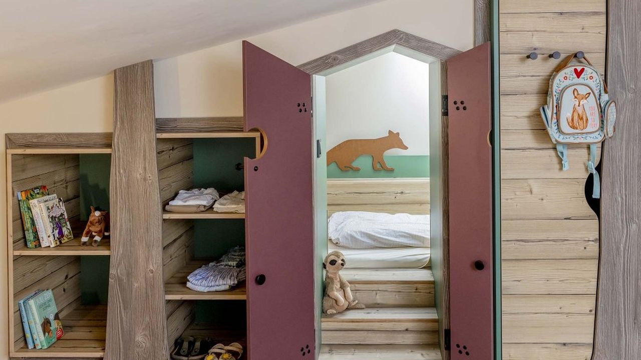 Fewo baumWipfel: Blick in die Schlafhöhle Fewo baumWipfel: Blick in die Schlafhöhle